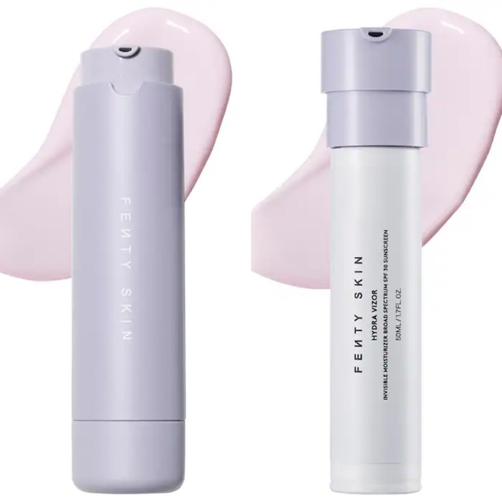 New Fenty BUNDLE Hydra Vizor Refillable Face Moisturizer SPF 30 + Refill